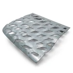 Hot Rolled Expanded Metal Mesh Drie Design, Wire Diameter 1.7 mm, Width 2.44 M, Length 3 M