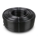 لفة انابيب بلاستيك HDPE ضغط 12.5 بار PE 80 قطر 110 مم SDR 11 سماكة 10 ملي اسود