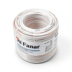 كابل نحاس THHN/THWN معزول PVC 105°C الفنار مقاس 13.3 مم² قطر 6.4 مم 600 فولت طول 300 قدم لون أبيض | شركة الفنار