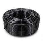 لفة أنابيب HDPE ضغط 12.5 بار PE 80 قطر خارجي 125 ملم SDR 11 لون أسود