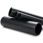 مواسير بلاستيك HDPE ضغط اسمي 12.5 بار PE 80 قطر خارجي 250 ملم سمك 27.9 ملم لون اسود
