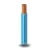 كابل نحاس THHN/THWN معزول PVC 105°C مقاس 0.82 مم² 600 فولت طول 250 قدم أزرق | شركة الفنار - Image 1