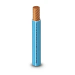 كابل نحاس THHN/THWN معزول PVC 105°C مقاس 1.31 مم² 600 فولت طول 250 قدم أزرق | شركة الفنار