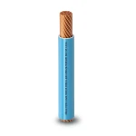 كابل نحاس THHN/THWN معزول PVC 105°C مقاس 5.26 مم² 600 فولت طول 250 قدم أزرق | شركة الفنار