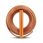 كابل نحاس THHN/THWN عزل PVC 105 درجة مئوية مقاس 1.31 مم² قطر 2.5 مم 600 فولت طول 300 قدم لون برتقالي | شركة الفنار