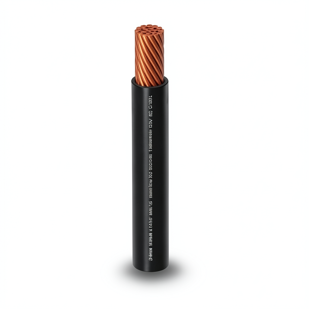 THHN/THWN Copper Cable PVC 105°C Insulation 13.3 mm² Diameter 6.4 mm 600 V 250 Feet Black PVC 105 | Al Fanar