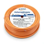 8 AWG Stranded Copper American Electric Wire, PVC Insulation 105°C, Orange, 600V, 500ft | Asharqiyah Cables Company for Industry