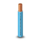 كابل نحاس THHN/THWN معزول PVC 105°C مقاس 13.3 مم² 600 فولت طول 250 قدم لون أزرق | شركة الفنار