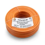 سلك امريكي 4 AWG نحاس مجدول معزول PVC 105°C برتقالي 600 فولت طول 500 قدم | شركة كابلات الشرقية للصناعة