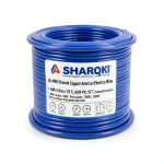 1 AWG Stranded Copper American Electric Wire, PVC Insulation 105°C, Blue, 600V, 500ft | Asharqiyah Cables Company for Industry