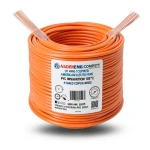 سلك امريكي 1/0 AWG نحاس مجدول معزول PVC 105°C برتقالي، 600 فولت، 500 قدم | شركة كابلات الشرقية للصناعة