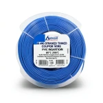18 AWG Stranded Tinned Copper Wire PVC Insulation 105°C Blue 600V 2500ft | Asharqiyah Cables Company for Industry