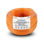 سلك امريكي 6 AWG نحاس مجدول معزول PVC 105°C برتقالي، 600 فولت، 500 قدم | شركة كابلات الشرقية للصناعة