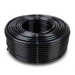 HDPE Plastic Coil Pipe Pressure 12.5 Bar PE 80 Size 110 mm SDR 11 Thickness 10 mm Black