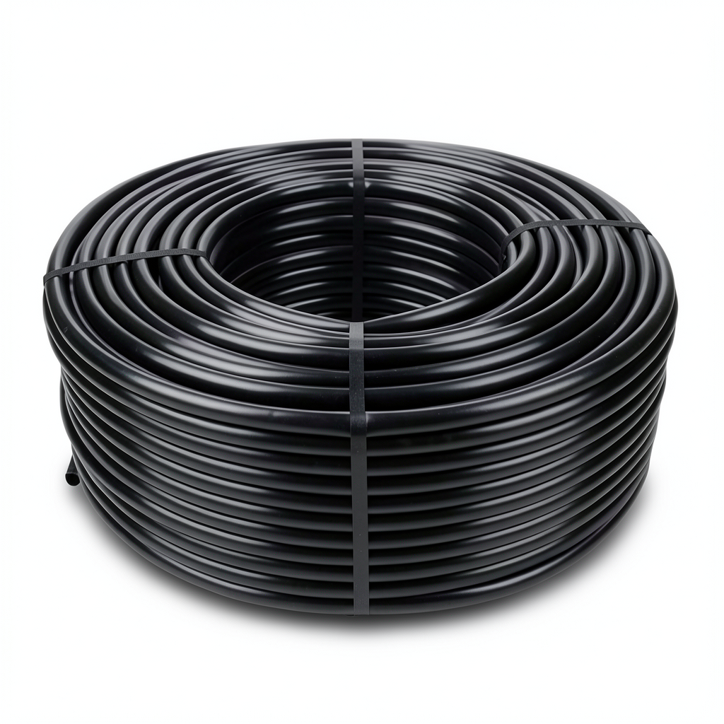 HDPE Coil Pipe Pressure 12.5 Bar PE 80 Outer Diameter 125 mm SDR 11 Black