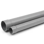UPVC Pipe PN 20 Bar Size 75 mm Thickness 6.8 mm Gray Color