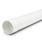 UPVC Pipe PN 6 Bar (SDR 41) Size 125 mm Thickness 3.1 mm White Color