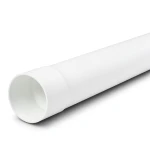UPVC Pipe PN 6 Bar (SDR 41) Size 160 mm Thickness 4.0 mm White Color