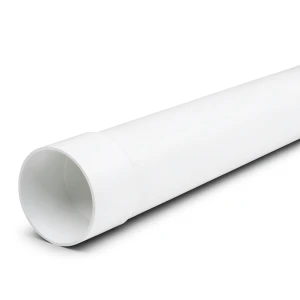 أنابيب UPVC ضغط 6 بار (SDR 41) مقاس 250 ملم سماكة 6.2 مم لون أبيض