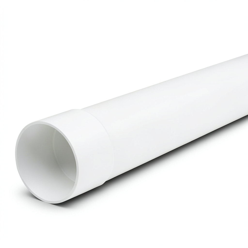 أنابيب UPVC ضغط 6 بار (SDR 41) مقاس 250 ملم سماكة 6.2 مم لون أبيض