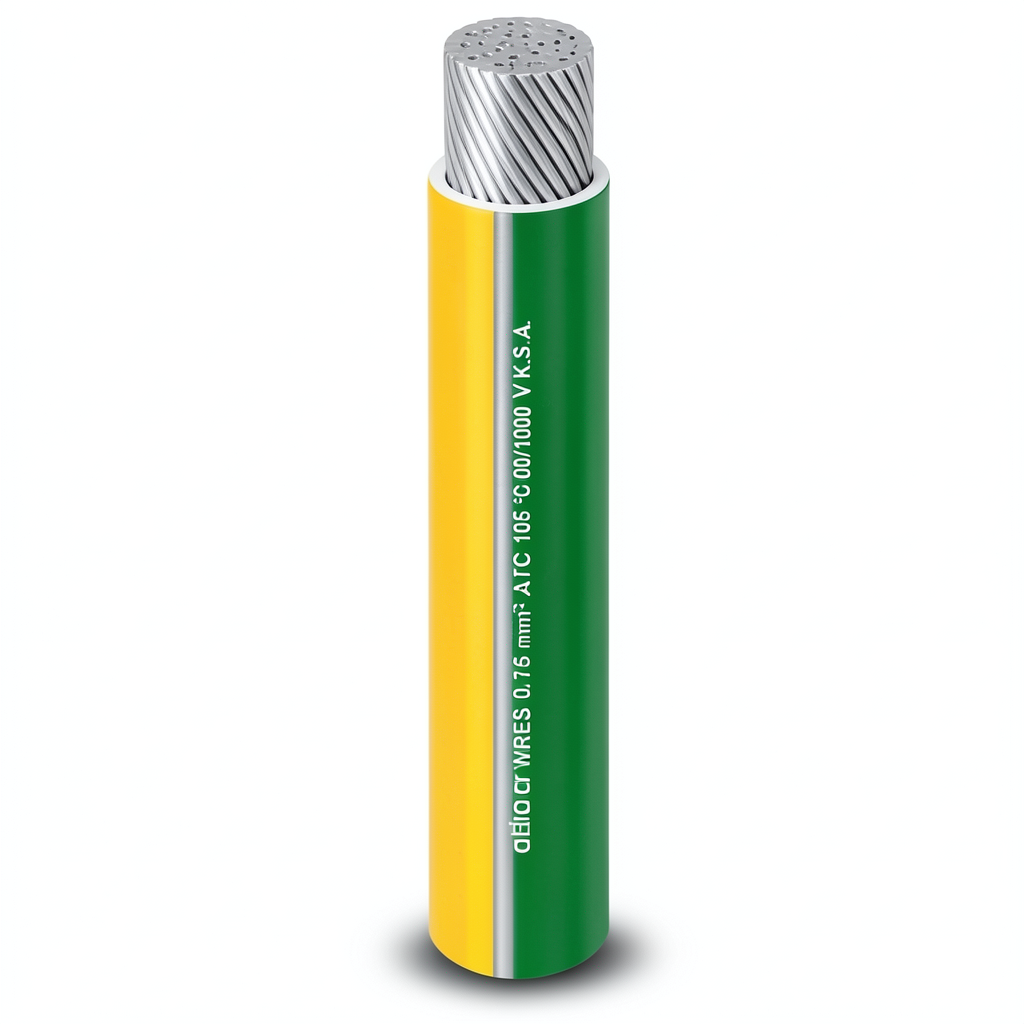 120mm Single Wire 600/1000V Flexible Tinned Copper Conductor Yellow/Green | Al Fanar