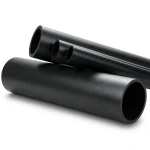 مواسير HDPE ضغط اسمي 12.5 بار PE 80 قطر 160 ملم SDR 11 لون أسود