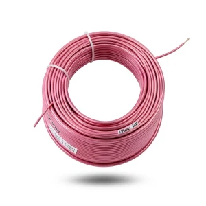 سلك نحاس شعر مطلي بالقصدير 0.75 مم2 600/1000 فولت 300 قدم زهري PVC | شركة الفنار