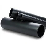 HDPE Pipe 12.5 Bar Pressure PE 80 Outer Diameter 225 mm Thickness 20.5 mm SDR 11 Black