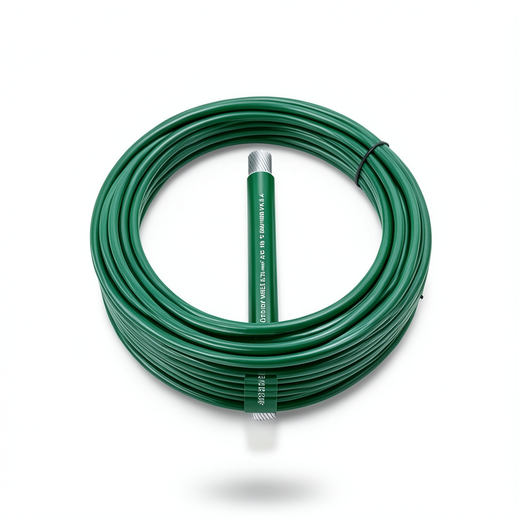 Flexible Tinned Copper Single Wire 120mm² 600/1000V Green | Al Fanar