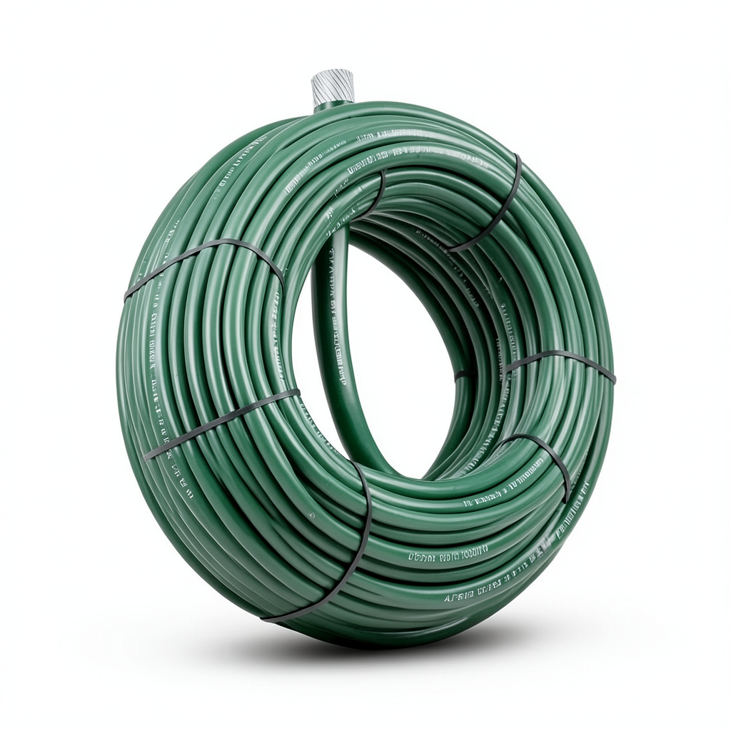 Flexible Tinned Copper Single Electrical Wire 150mm² 600/1000V Green Color | Al Fanar Alfanar