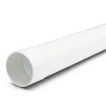 UPVC Pipe PN 6 Bar (SDR 41) Size 125 mm Thickness 3.1 mm White Color