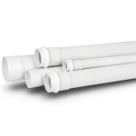UPVC Plastic Pipe PN 9 Bar Size 8 inch Thickness 9 mm White Color