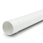 UPVC Pipe PN 6 Bar SDR 41 Size 200 mm Thickness 4.9 mm White Color