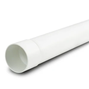 UPVC Pipe PN 6 Bar (SDR 41) Size 160 mm Thickness 4.0 mm White Color