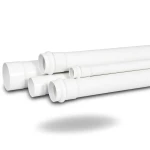 UPVC Pipe PN 12 Bar Size 4 inch Thickness 7.4 mm White Color