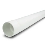 UPVC Pipe PN 6 Bar (SDR 41) Size 250 mm Thickness 6.2 mm White Color