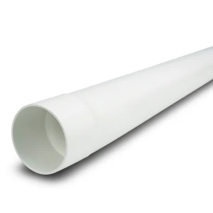 UPVC Pipe PN 6 Bar (SDR 41) Size 250 mm Thickness 6.2 mm White Color