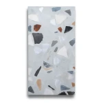 Indian Porcelain Floor Tiles 120×60 cm, Terrazzo Model, Marble Chips Color