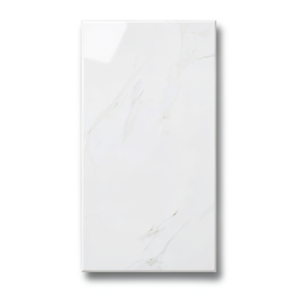 Indian Porcelain Floor Tiles 120×60 cm, Creak Model, White