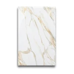 Porcelain Tiles 120×240 cm, Glossy White, Golden Spring Model