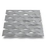 Hot Rolled Expanded Metal Sheet Drie Shape Wire Diameter 1.7 mm Width 2.44 M Length 4 M