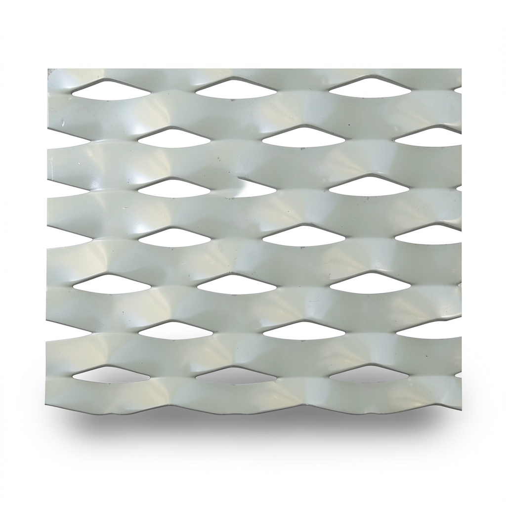 Hot Rolled Expanded Metal Sheet Drie Shape Wire Diameter 1.7 mm Width 2.44 M Length 4 M