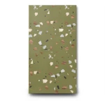 Indian Porcelain Floor Tiles 120×60 cm, Terrazzo MT, Olive Color
