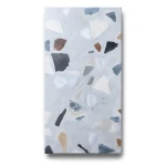 Indian Porcelain Floor Tiles 120×60 cm, Terrazzo Model, Marble Chips Color