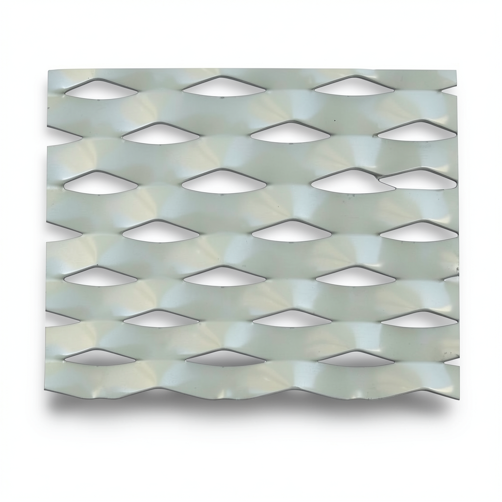 Hot Rolled Expanded Metal Sheet, Wire Diameter 1.8 mm, Width 2.44 M, Length 4 M