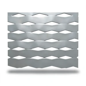 Hot Rolled Expanded Metal Mesh Drie Shape Thickness 1.8 mm Width 2.44 M Length 2 M