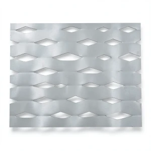 Hot Rolled Expanded Metal Sheet Flattened, Drie Design, 2 mm Thickness, 2.44 M Width, 6 M Length
