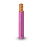 كابل نحاس THHN/THWN معزول PVC 105°C مقاس 3.31 مم² قطر 3.1 مم 600 فولت طول 300 قدم لون زهري | شركة الفنار