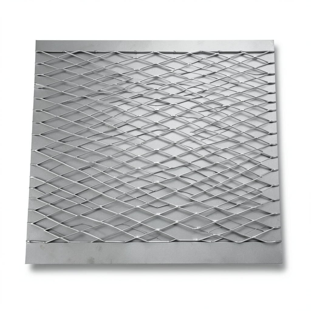 Hot Rolled Expanded Metal Mesh Drie Design Thickness 2.3 mm Length 2 M Width 2.44 M