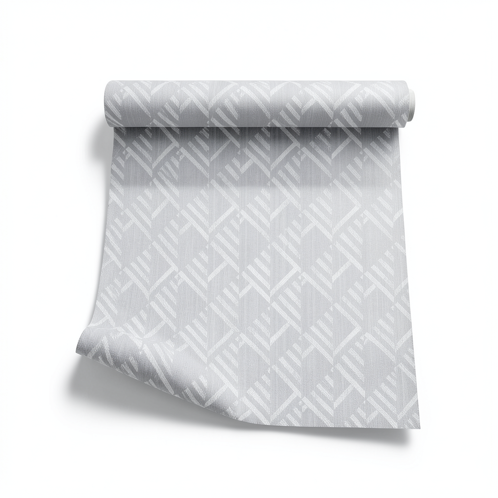 Patterned Wall Decoration 10 m x 0.53 m Gray, Model G56580
